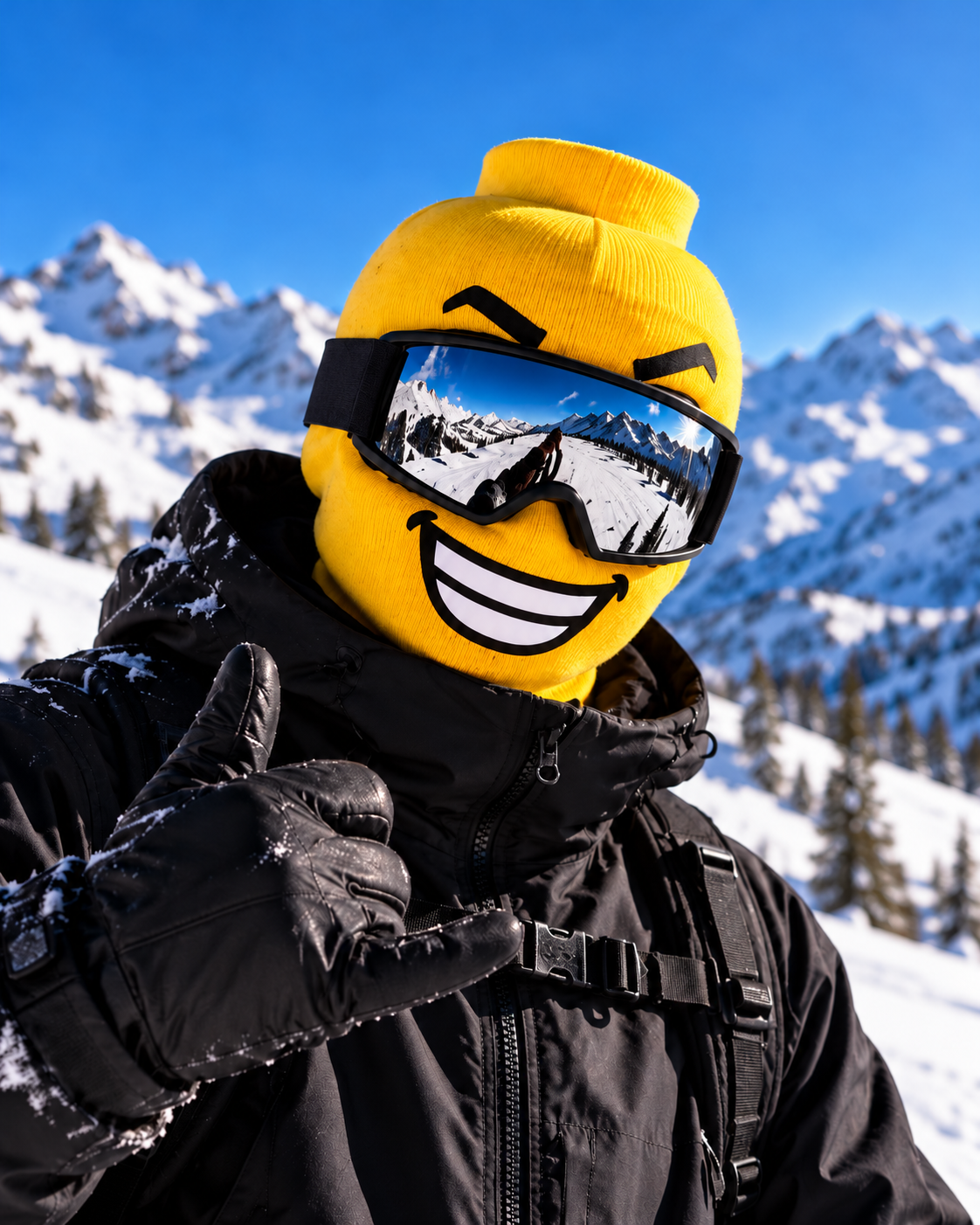 Snowz Happy Ski Mask